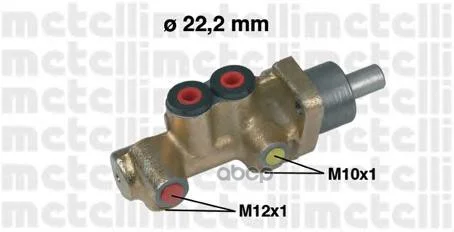 Главный тормозной цилиндр 050254 Metelli - изображение 1