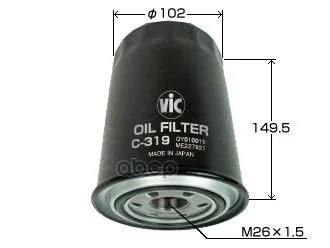 Фильтр масляный CANTER 4D3#,4M4# C319 VIC - изображение 1