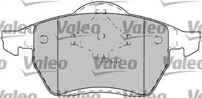 Колодки тормозные 598489 Valeo - изображение 1