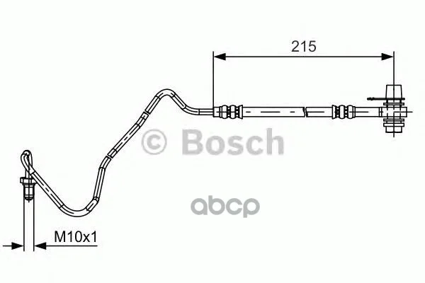 ШЛАНГ ТОРМОЗНОЙ SEAT VW (VOLKSWAGEN) 1987481533 - изображение 1