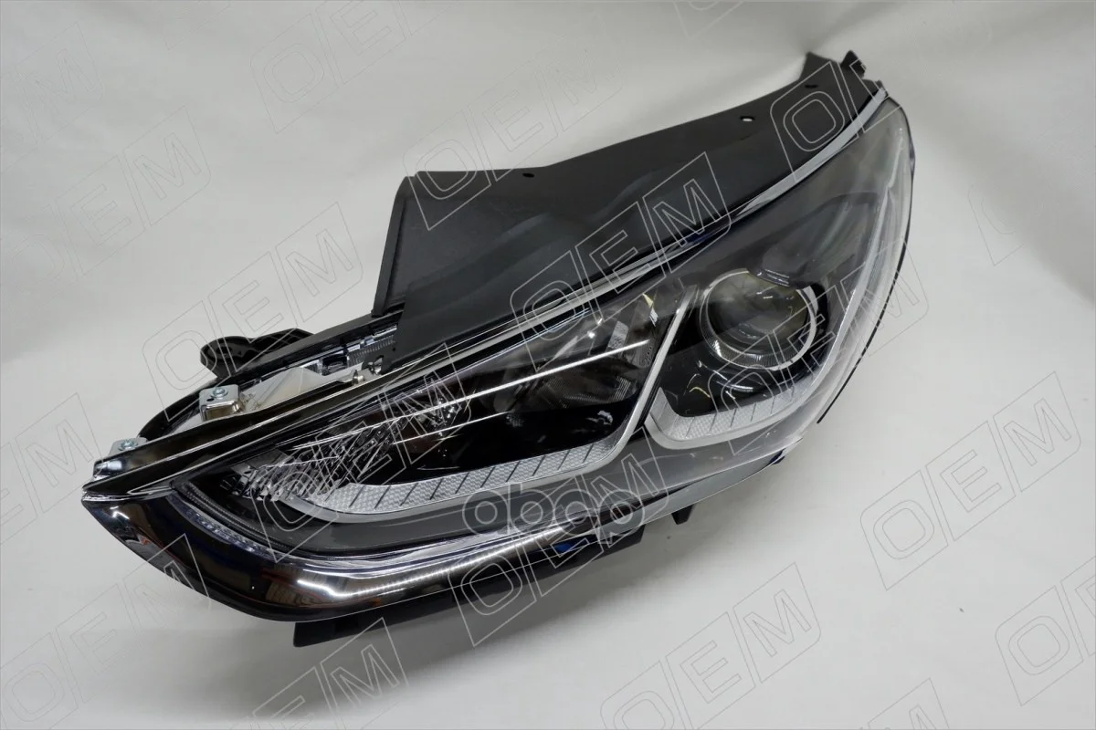 Фара левая Hyundai Sonata 7 LF (2017-2019) галоген - миниатюра 2