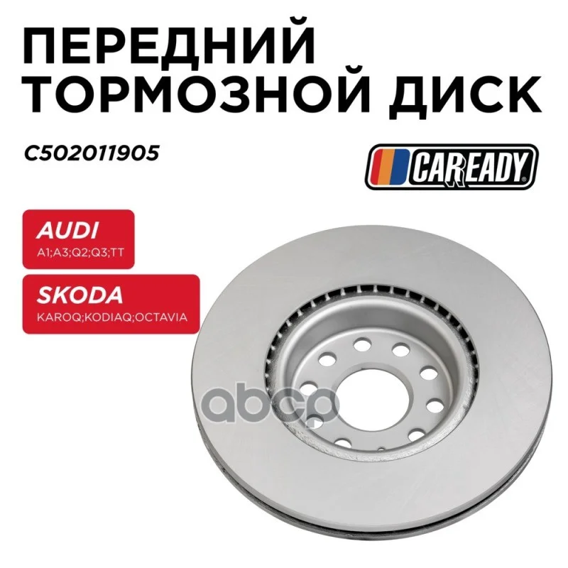 Диск тормозной VAG A3/OCTAVIA/GOLF -18 перед. - изображение 1