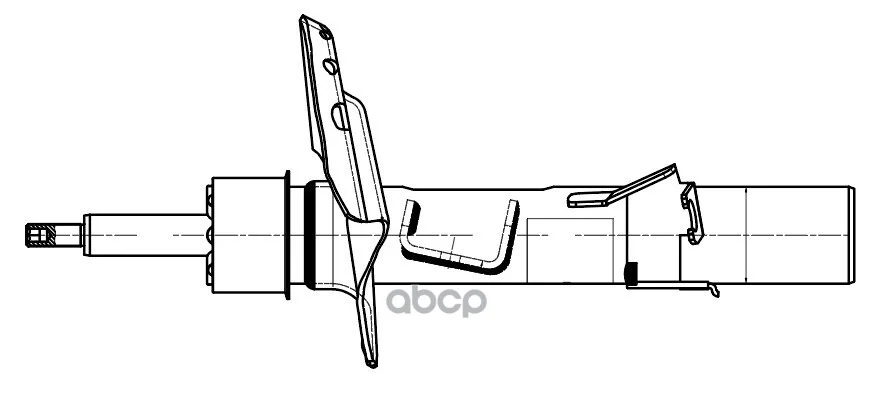 Амортизатор Volvo XC60 (08-) (стойка) пер. лев. - миниатюра 3