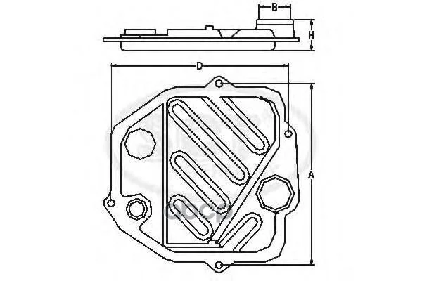 Фильтр для АКПП MAZDA SG1033 SCT - миниатюра 2