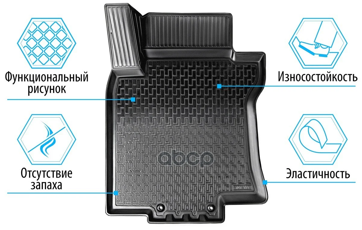Коврики салона BYD SONG PLUS 20- 10701001 Rival - миниатюра 2