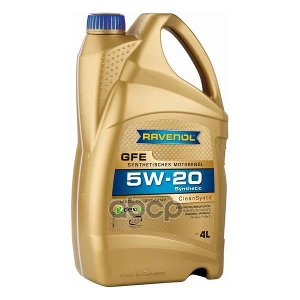 Ravenol GFE 5w20  4л GM dexos1™ Gen 2 Ravenol