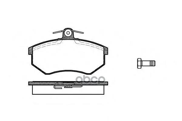 колодки дисковые п Audi 80 1.6-1.9D 86-91, VW Golf - изображение 1