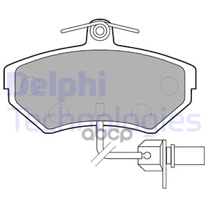 Колодки GDB 1366 (LP1631) /нал LP1631 Delphi - изображение 1