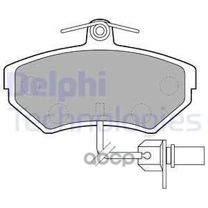 Колодки GDB 1366 (LP1631) /нал LP1631 Delphi - миниатюра 2