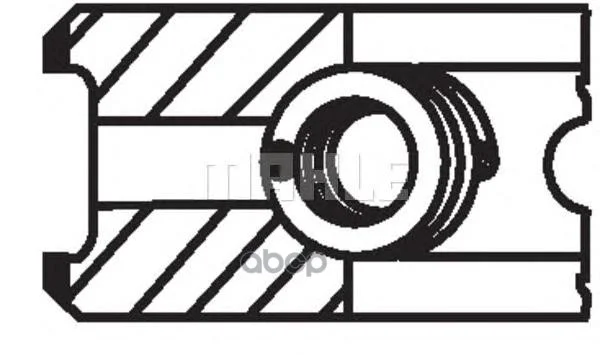 Кольца поршневые 08324N0 Mahle/Knecht - изображение 1