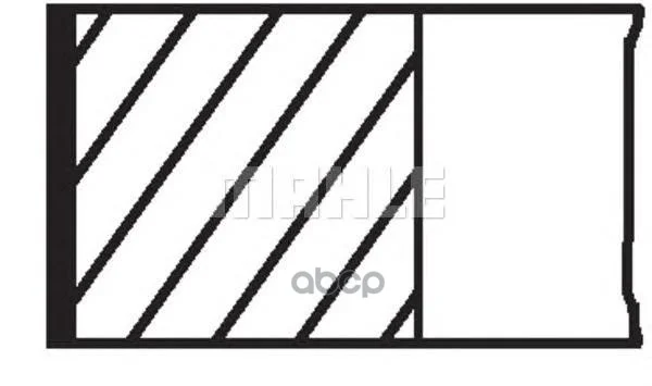 Кольца поршневые 08324N0 Mahle/Knecht - миниатюра 2