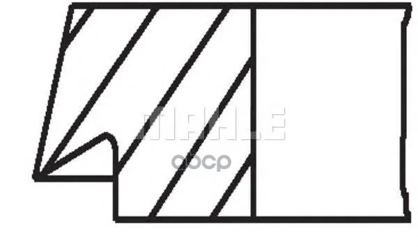 Кольца поршневые 08324N0 Mahle/Knecht - миниатюра 3