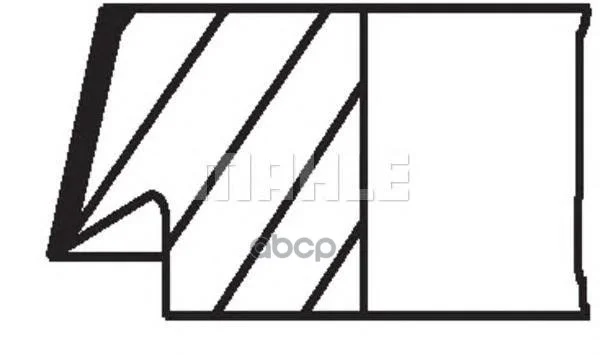 Комплект поршневых колец 04004N0 Mahle/Knecht - миниатюра 3