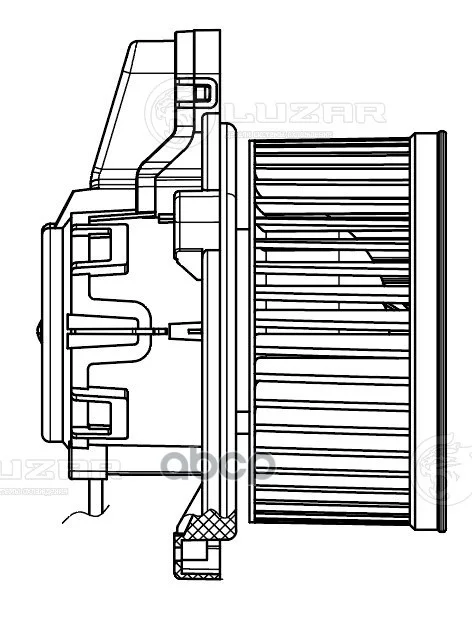 Вентилятор отопителя GEELY MONJARO 21- LFH3045 - миниатюра 3