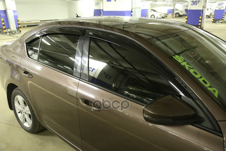 Дефлекторы окон Vinguru SKODA Octavia A7 - изображение 1