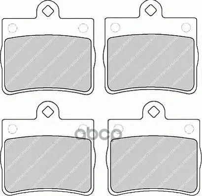 FDB1310_=630 00=223334 !колодки дисковые з./ MB - изображение 1