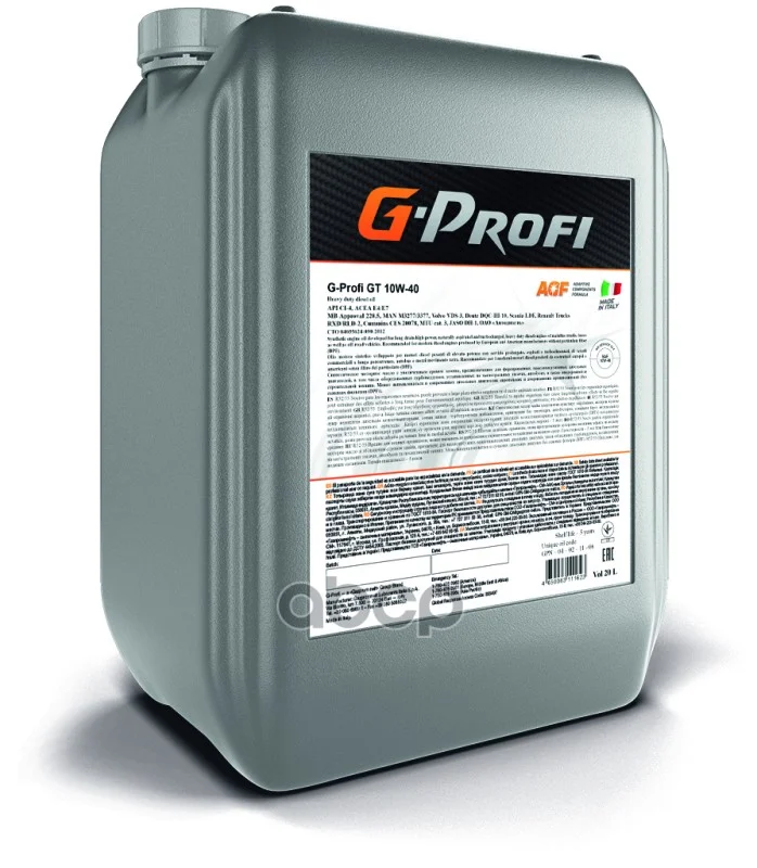 Масло G-Profi GT 10W-40 20л G-Energy - изображение 1