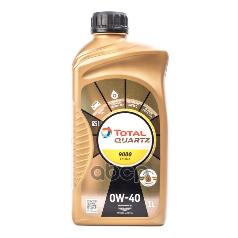 Масло моторное ТОТАЛ QUARTZ 9000 ENERGY 0W40 1л - изображение 1