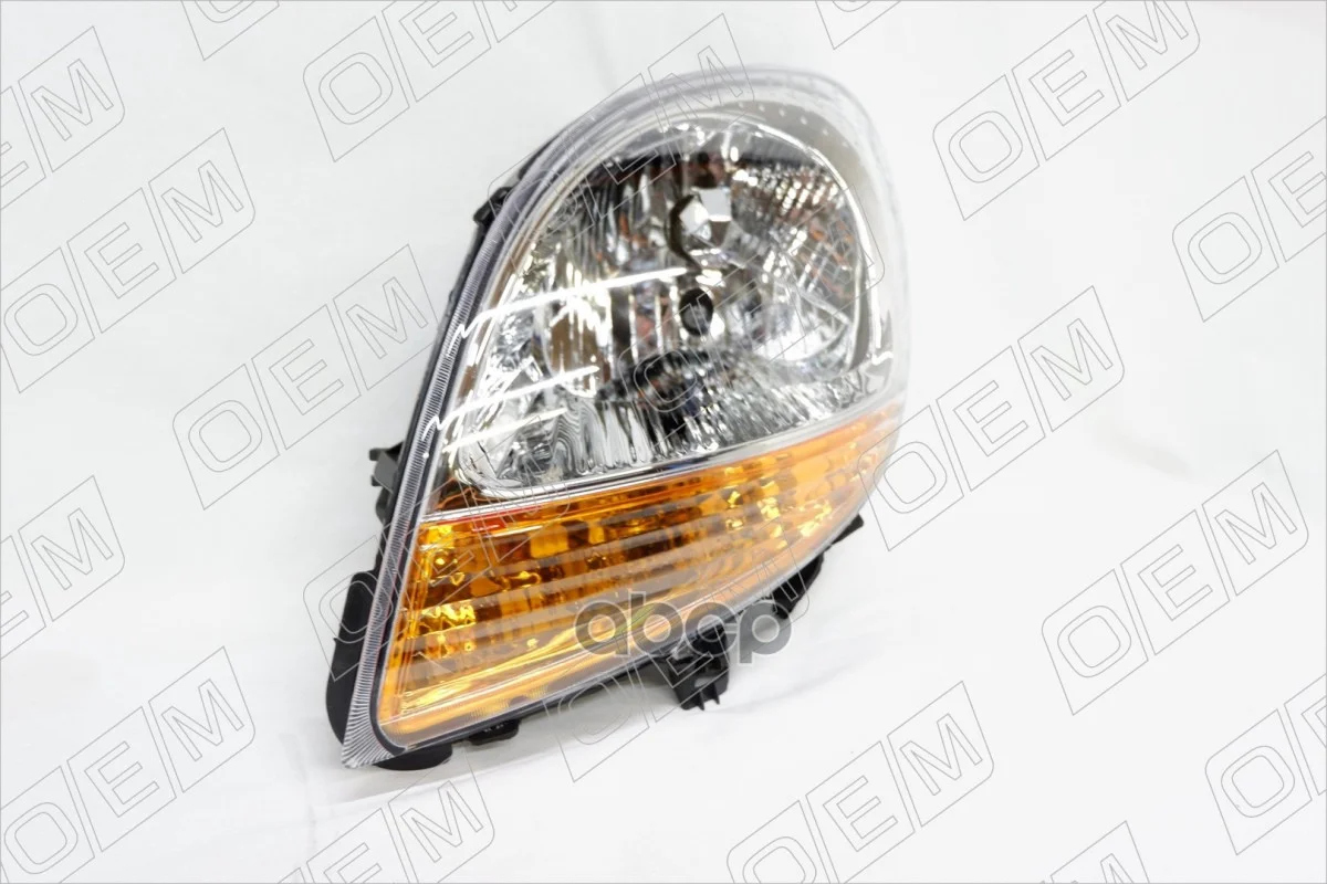 Фара левая Renault Kangoo 1 2003-2009, оранжевый - миниатюра 2