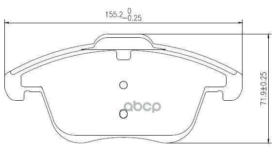 Колодки тормозные PSA C5/407 04- диск.перед. - миниатюра 3