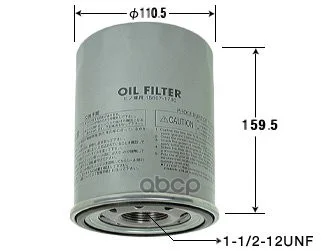Фильтр масляный J05C,J07C '95-,H07C,W06E - изображение 1