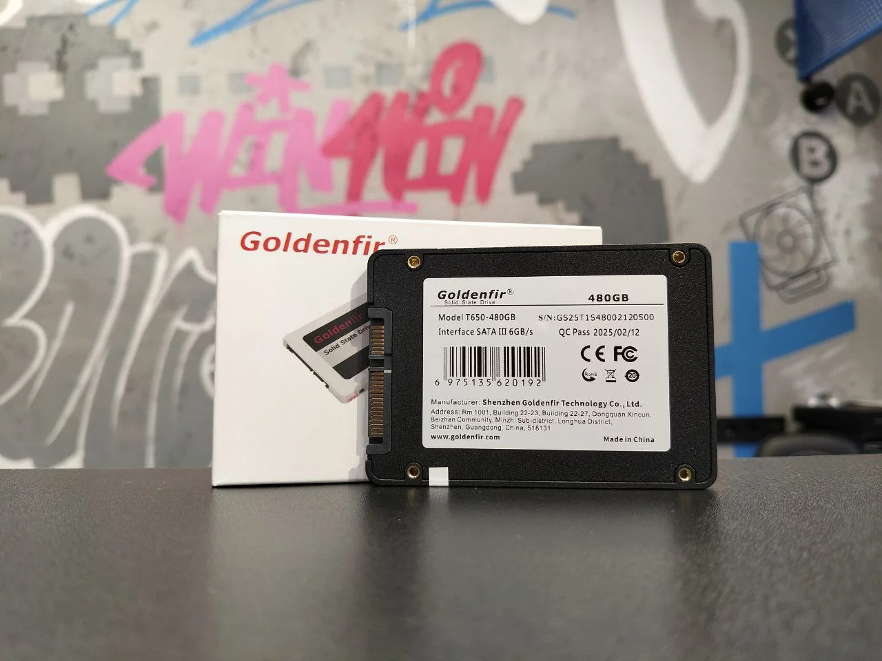 SSD 480gb Goldenfir T650-480GB Новый - миниатюра 2