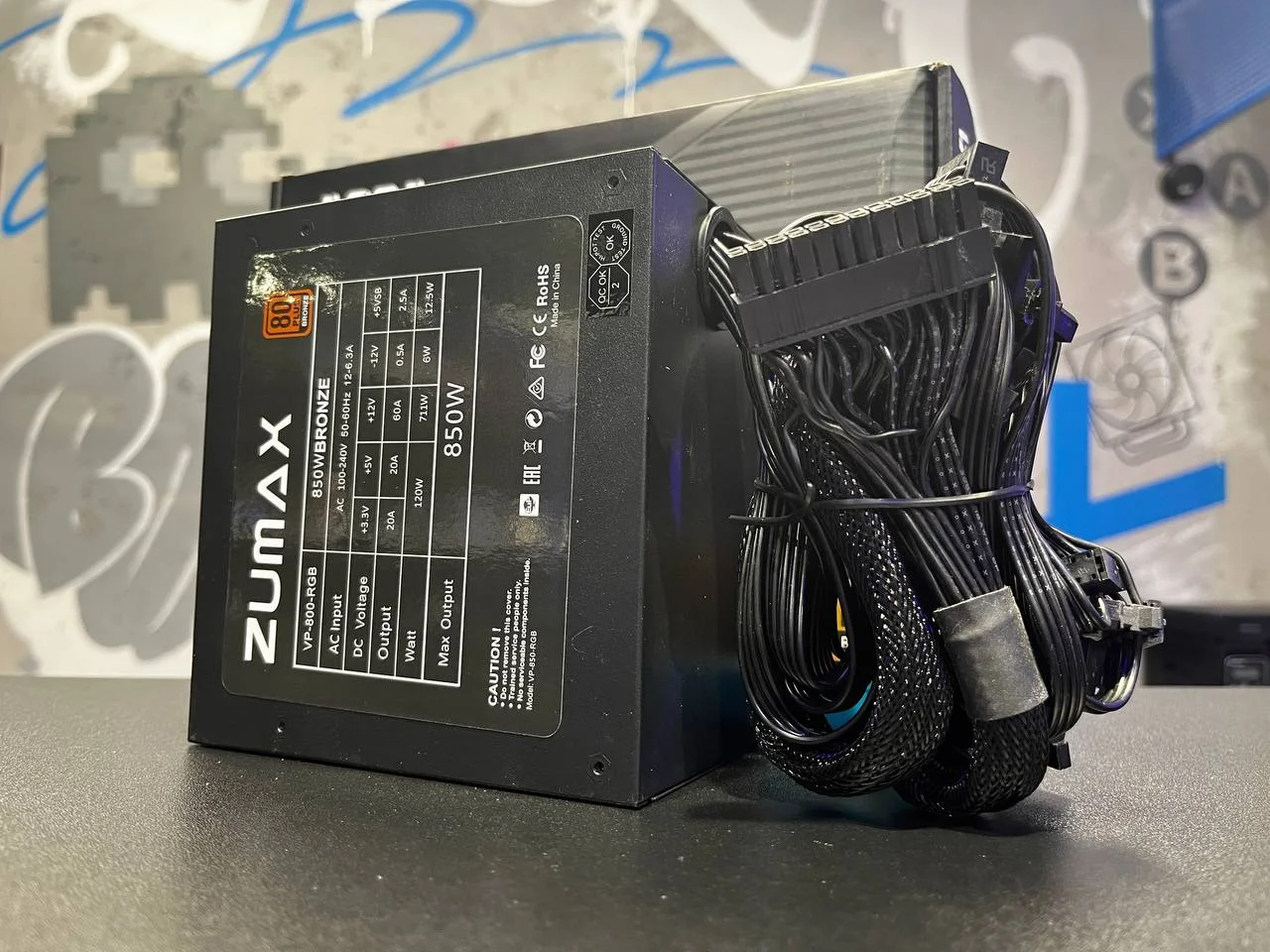 Блок питания 850W ZUMAX новый - миниатюра 3