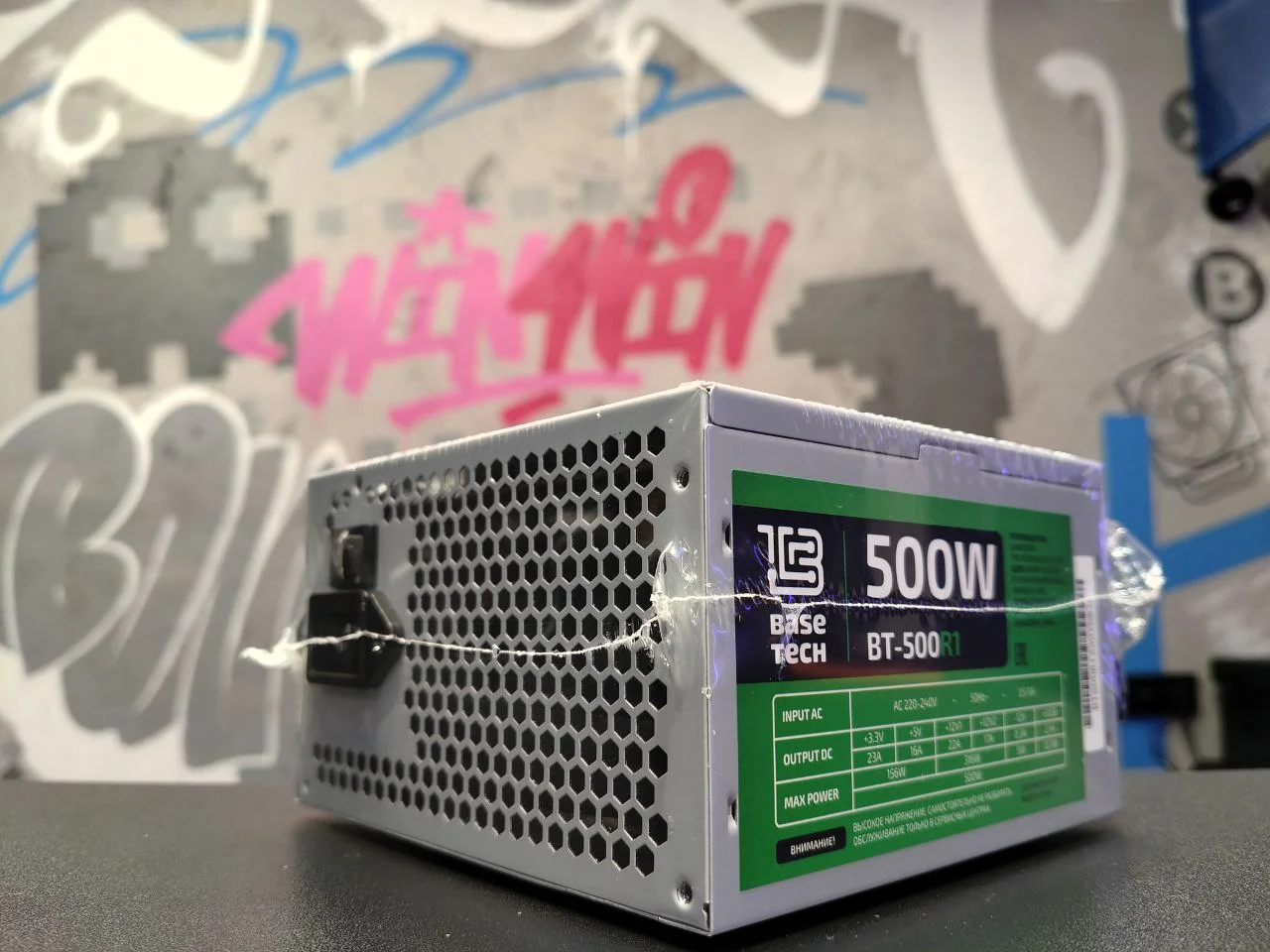 Блок питания 500W Basetech BT-500R1 новый - миниатюра 2