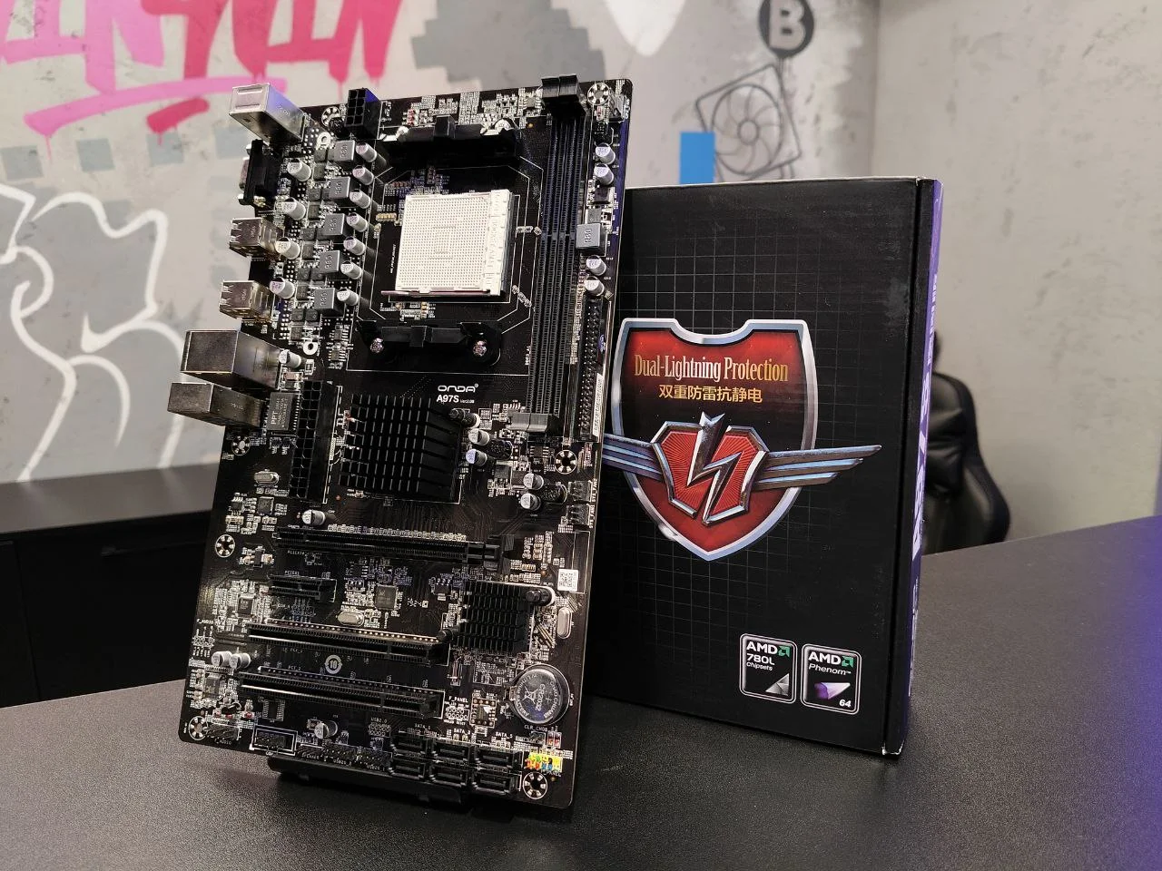 Материнская плата Onda A97S AM3+ DDR3 - миниатюра 4