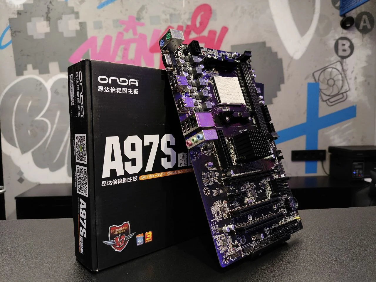 Материнская плата Onda A97S AM3+ DDR3 - миниатюра 5