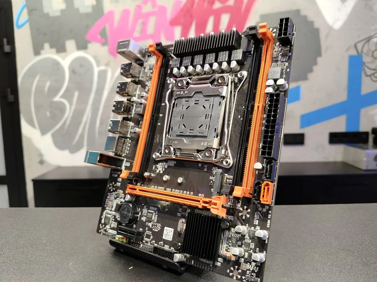 Материнская плата X99H 2011-3 4DDR4 - миниатюра 2