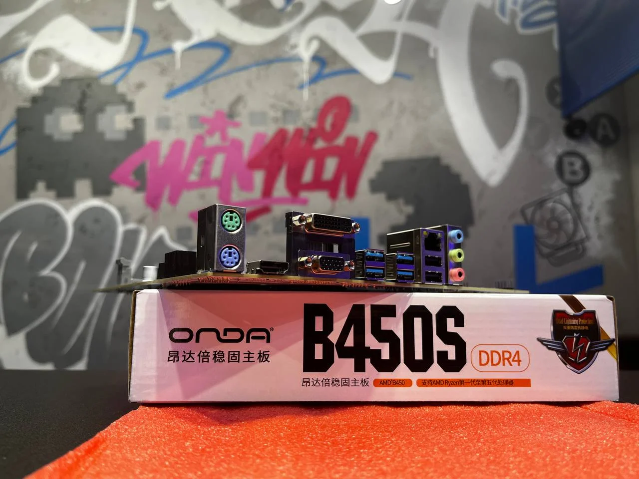 Материнская плата onda B450S AM4 DDR4 - миниатюра 7