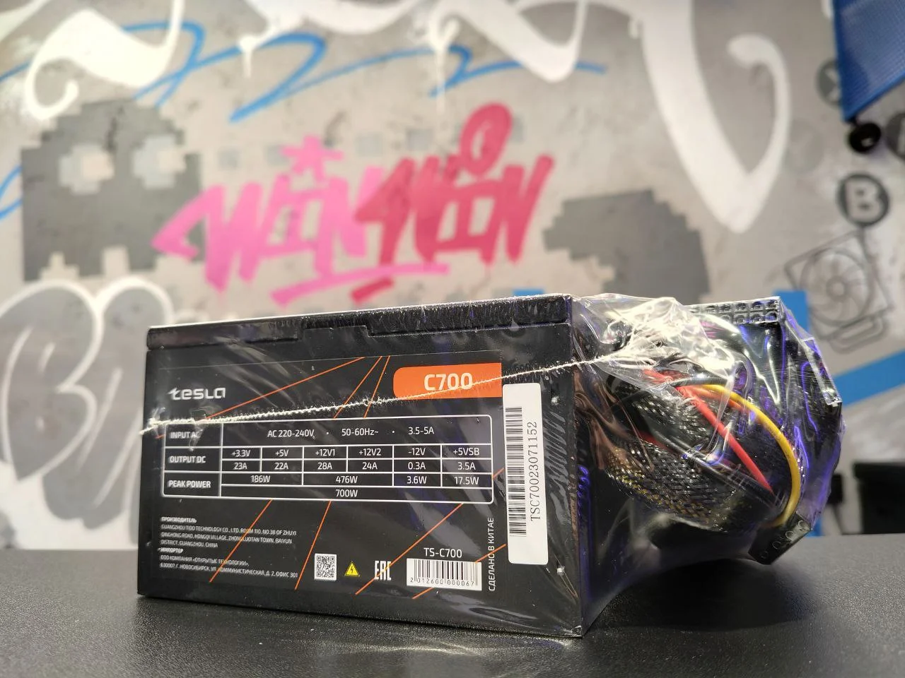 Блок питания 700w Tesla C700 80+ новый - миниатюра 2