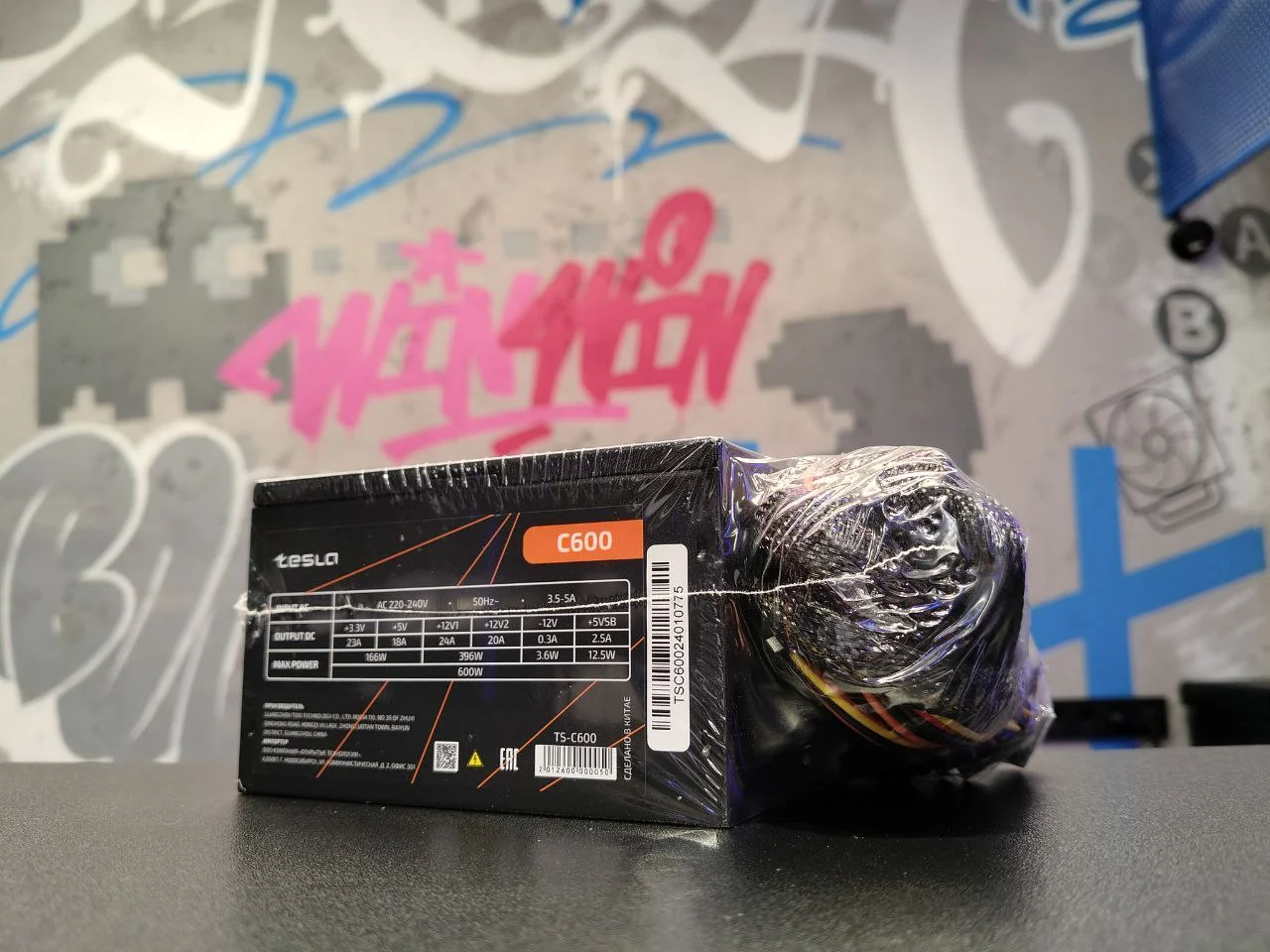Блок питания 600w Tesla C600 80+ новый - миниатюра 2