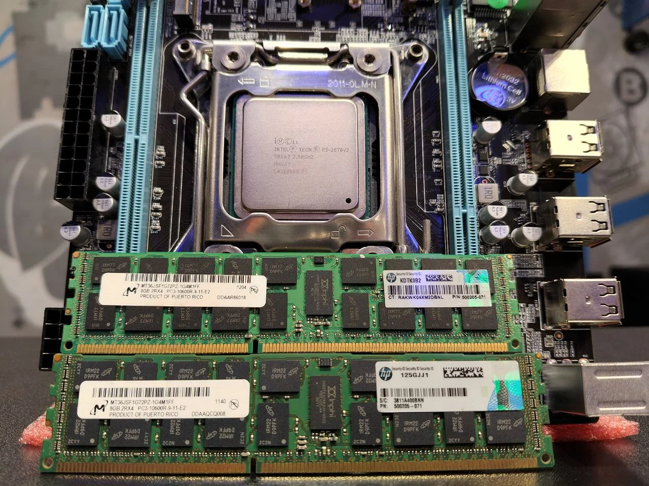 Новый комплект Xeon 2670v2/x79 m.2/16gb - миниатюра 2