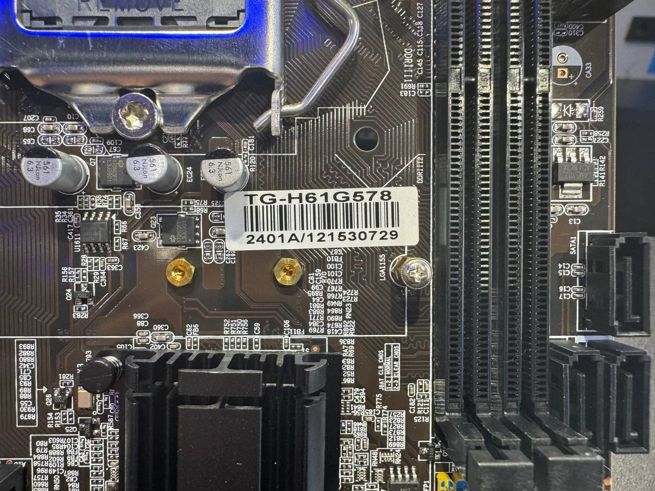 Материнская плата H61M.2 OEM 1155 DDR3 - миниатюра 7