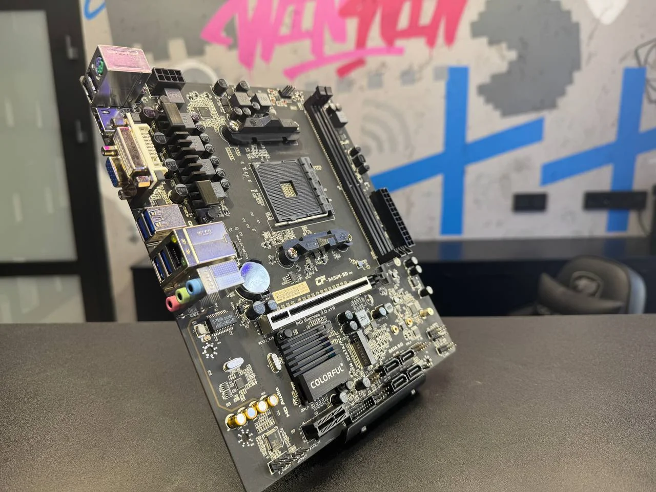Материнская плата Colorful B450 DDR4 AM4 - миниатюра 6