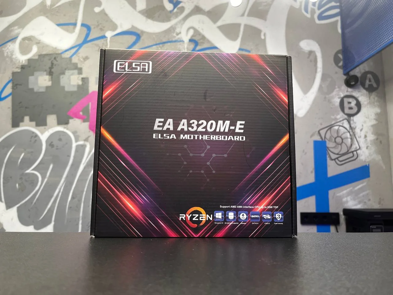 Материнская плата Elsa A320M-E AM4 DDR4 - изображение 1