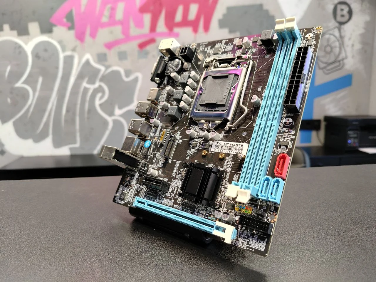 Материнская плата B75 с M2 1155 DDR3 - миниатюра 5