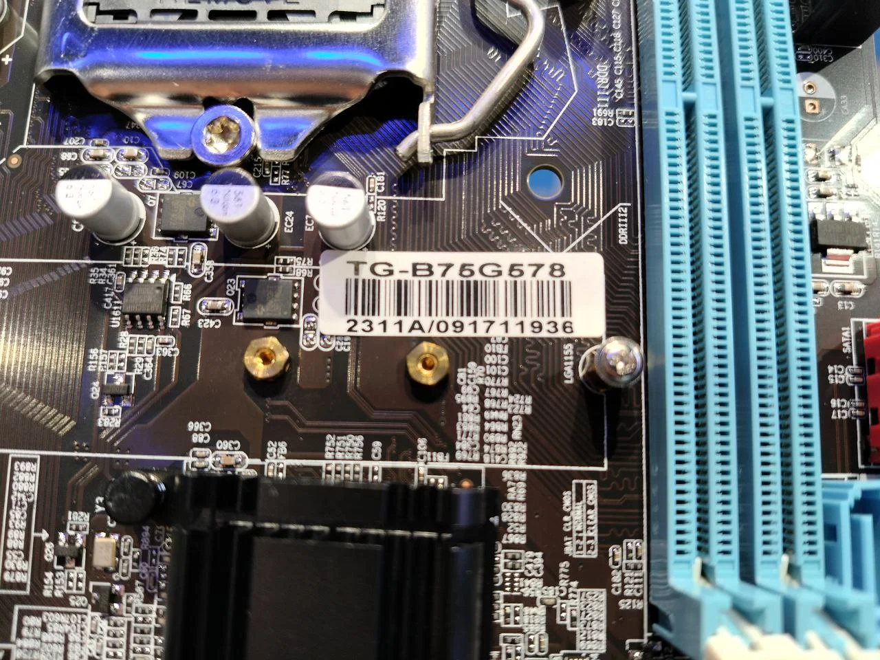Материнская плата B75 с M2 1155 DDR3 - миниатюра 7