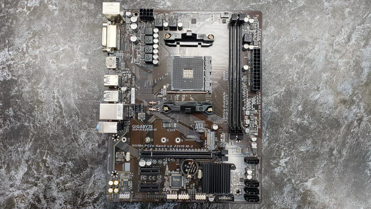 Материнская плата GIGABYTE GA-A320M-H AM4 DDR4 - миниатюра 5