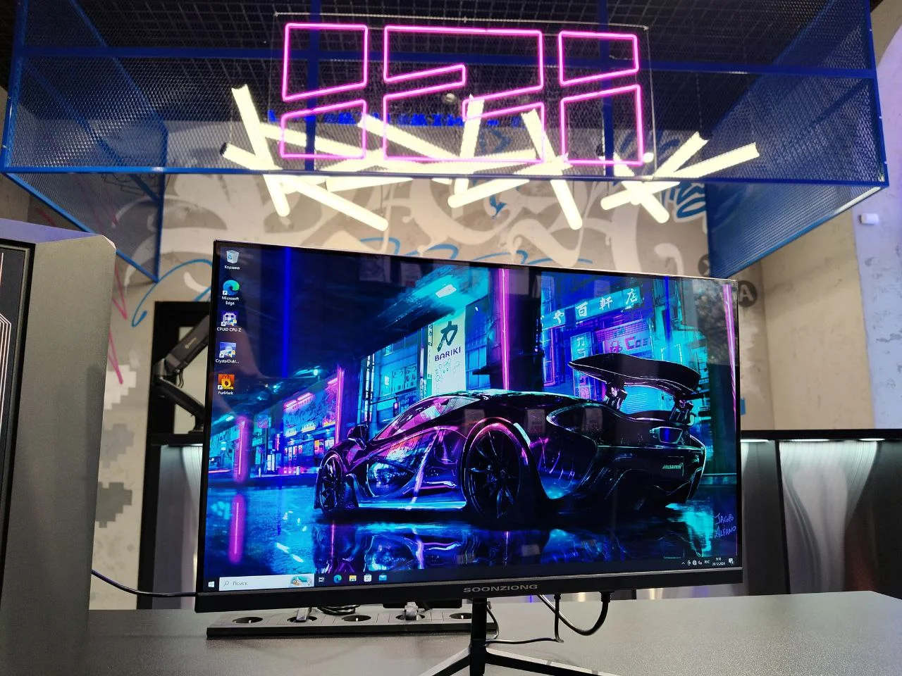 Игровой монитор 24" SoonZiong 144гц DP/hdmi - миниатюра 4