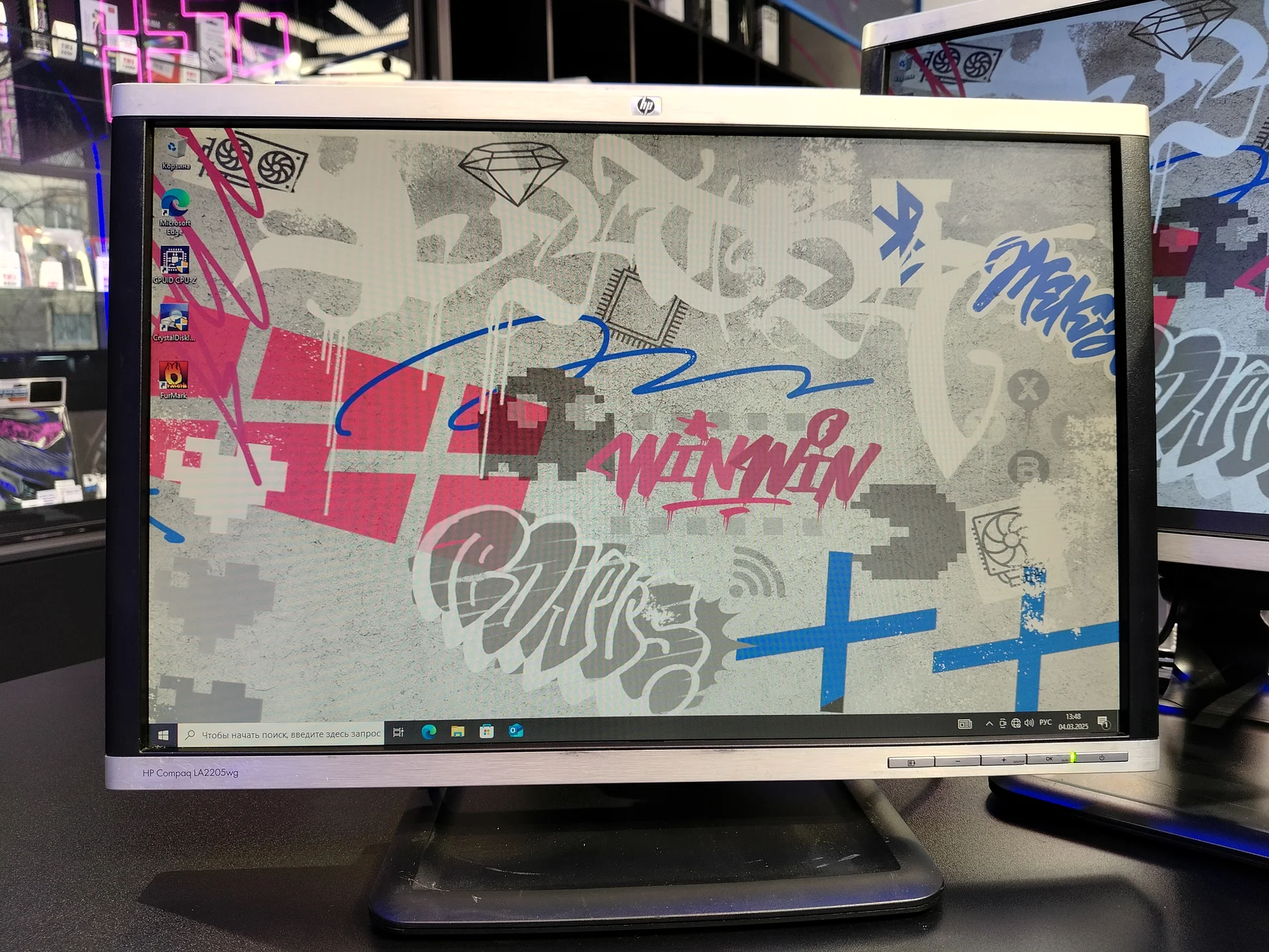 Игровой монитор 22" HP LA2205wg DVI VGA DP - миниатюра 6