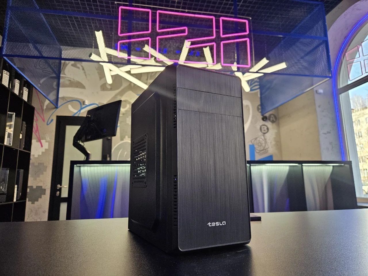 Корпус для пк TESLA 1703BM, MATX, ЧЁРНЫЙ - миниатюра 7