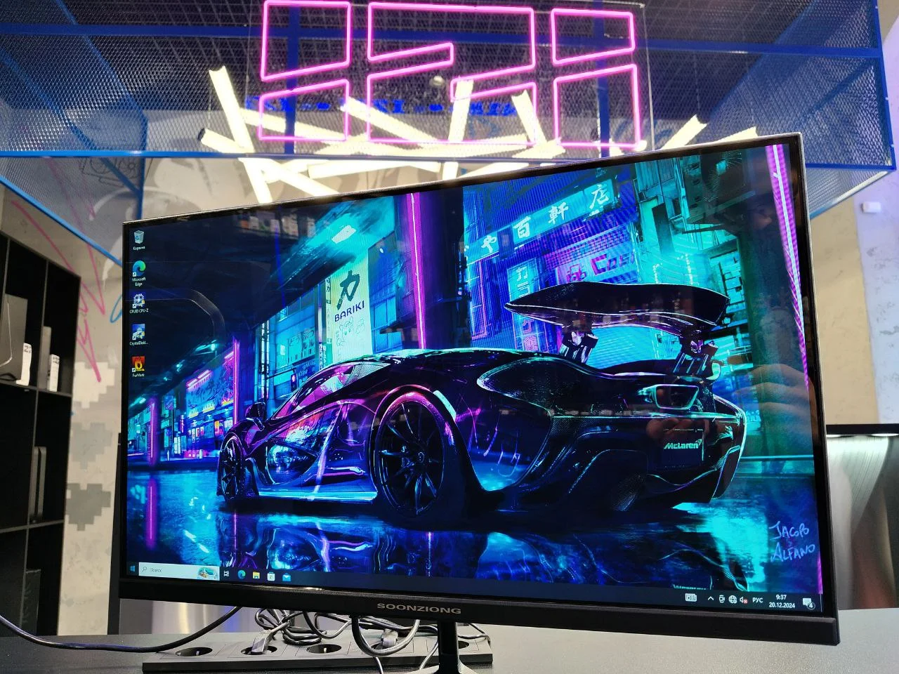 Игровой монитор 27" Soonziong 144гц FullHd - миниатюра 4
