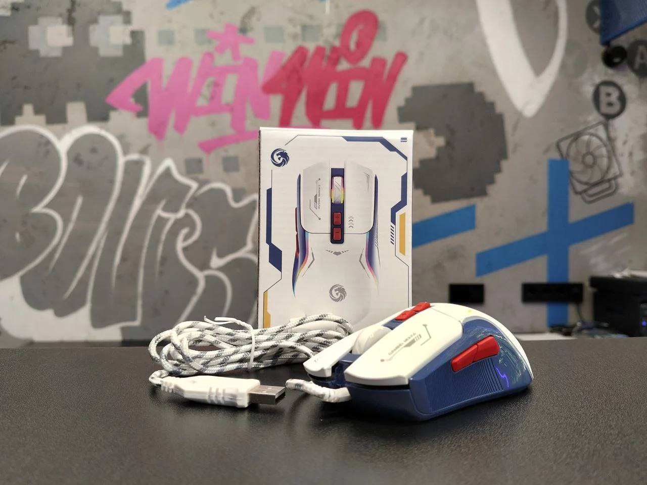 Игровая мышь Pi9, RGB, 7200 DPI, 7 клавиш