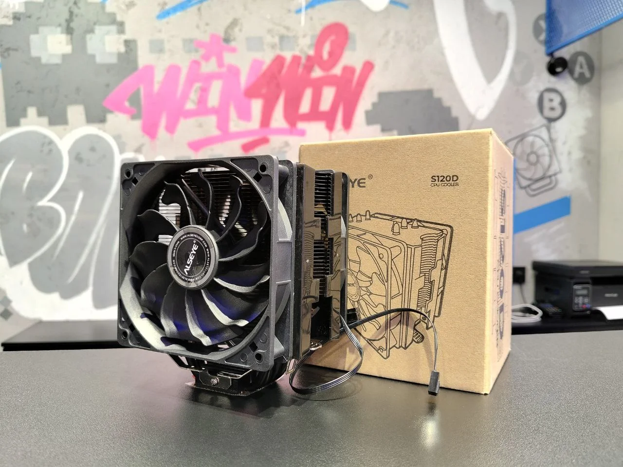 Новый башенный кулер Alseye S120D black tdp160 - миниатюра 2