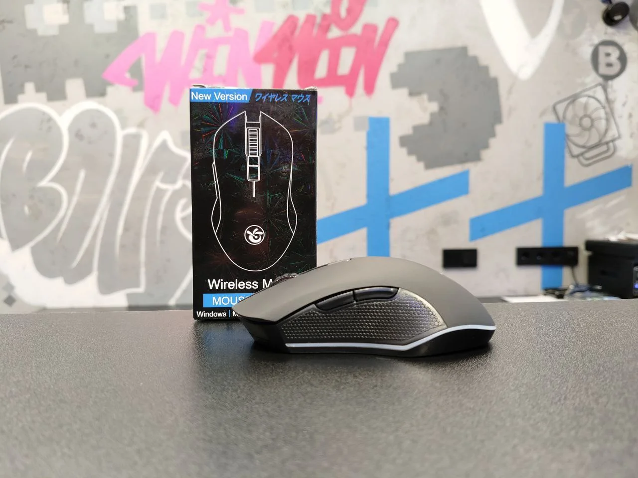 Мышь беспроводная Wireless mouse M6 с RGB - миниатюра 2