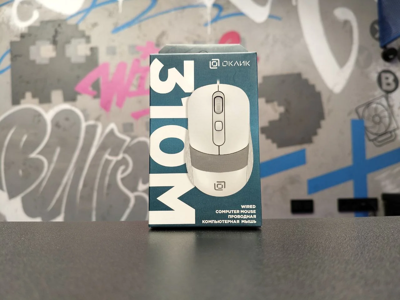 Новая мышь Oklick 310M оптическая, 2400dpi, USB - миниатюра 4