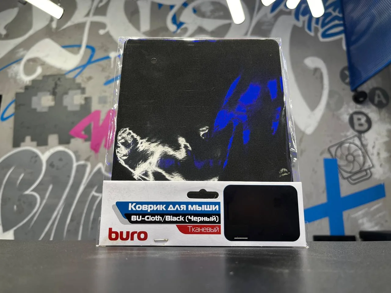 Коврик для мыши Buro BU-CLOTH 230x180x3мм - изображение 1